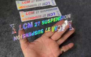 [ 1 CẶP ] TEM LCM NỀN HALOGRAM DÁN PHUỘC TRƯỚC THAY ĐỔI MÀU THEO GỐC NHÌN