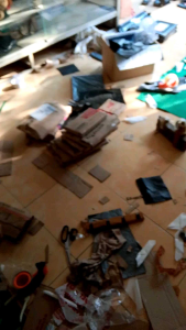 Talenan kayu jati asli tanpa lapisan kimia