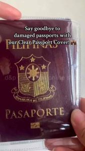 Clear Passport Cover with Card Slot (Semi-Soft No. 8)