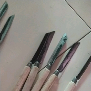 4pcs pisau mini pisau bawang pisau bali bahan plat baja