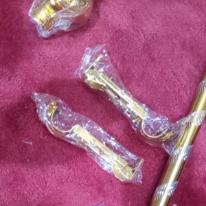 Batang Ring Gorden Panjang 50cm 75cm 100cm set penyangga dan mahkota Komplit