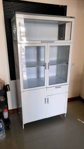 ตู้ครัวอลูมิเนียมแท้ 100% / SIZE 90  100 CM / ตู้กับข้าว