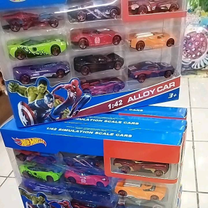 MAINAN AVENGER DIE CAST HIT WHELLS 1 SET ISI 10 PCS