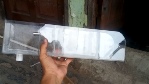 aquarium bok filter aquarium custom akrilik bening panjang 80 dan 100cm