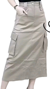 ROK CARGO PANJANG TERBARU ROK WANITA MODEL CARGO ROK WANITA KEKINIAN ROK CARGO KOREAN STYLE