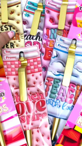 Teachers Day Pens with 3D Design Packaging