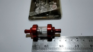 Filter Bensin Motor CNC Merah