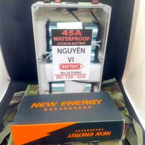 Bình pin lithium 12V - 45Ah