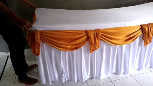 Cover meja kotak poni Rombe uk 200x60x75