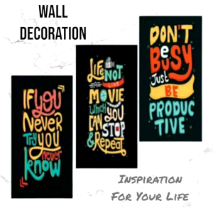 Hiasan Dinding Inspirasi - Wall Decoration Inspiration Kata Kata Inspirasi