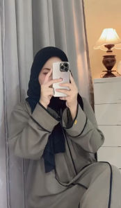 Gamis Abaya - Gamis Wanita Muslimah - Gamis Kaftan Syari - Abaya Jumbo