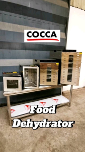 COCCA 16-Tier (1500W) 20-Tier (2000W) SUS304 Stainless Steel Food Dehydrator Commercial Grade