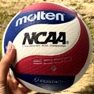 BOLA VOLI MOLTEN 5000 NCAA ORIGINAL MADE IN THAILAND SOFTTOUCH FLISTATEC OUTDOOR INDOOR VOLLEYBALL