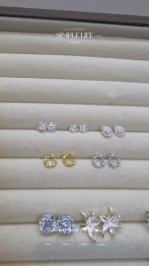 Elegan Jewellery S999 Sterling Silver Floral Wreath Earrings