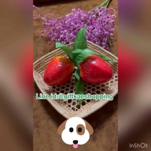 #โมเดลสตอเบอรี่ #ช่อสตอเบอรี่ #ผลไม้ปลอม #สตอเบอรี่ปลอม