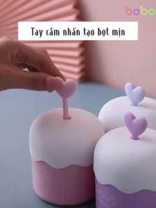 Bình Tạo Bọt Sữa Rửa Mặt Bubbler Bóp Di Động Cốc Tạo Bọt Mịn Làm Sạch Sâu (TB03)