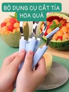 Bộ dụng cụ cắt tỉa gọt hoa quả 3 chi tiết sử dụng tiện lợi