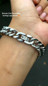 (COD) Gelang Titanium Sisik Naga / Model Baru / Gelang Pria Terlaris / anti Karat Dan Tidak Luntur