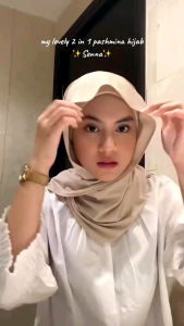 PASHMINA INSTAN BANDO JERSEY OVAL | FLOWLY MELEYOT