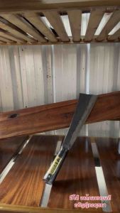 มีดโต้เหล็กแหนบแท้100% รุ่นA1 ชุปแข็งพร้อมใช้งานหนัก ใบยาว 13 นิ้ว