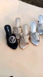 heels wanita terbaru hak besi 6/7cm