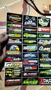 Stiker Sound & Stiker Audio: Paket Stiker Stiker Sound System Berkualitas