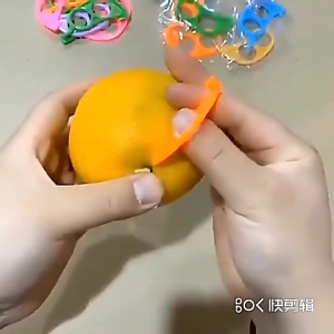 OHHDEER Mini Orange Peeler Lemon Zesters Citrus Fruit Skin Remover Fruit Peeling Stripper Easy Open Plastic Peeling Gadget