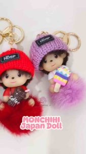 PREMIUM MONCHICHI KEYCHAIN MENQIQI MONYET JEPANG BAGCHARM POPM*RT