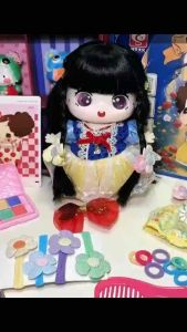 Ddung DIY Dress Up Doll Toys For Children Girls Customize Make up Dressing with Box Gift set Sticker