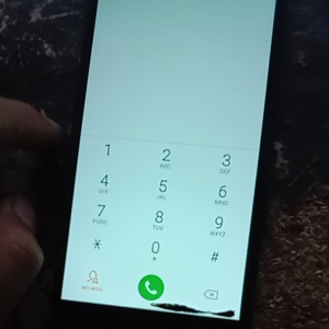 LCD SAMSUNG J6 PLUS ORIGINAL 100% COPOTAN MINUS TOMPEL HITAM BAGIAN BAWAH