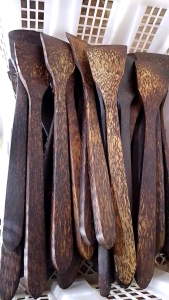 Spatula Kayu Aren Ukuran Jumbo Tahan Panas 65cm