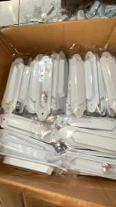 Handle tanam pintu sleding berbahan aluminium panjang 17cm lebar 4cm finishing powder coating