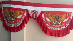 BACKGROUND GARUDA BATIK 5gel 4m DAN 10gel 8m BAHAN ABUTAI BERKUALITAS PREMIUM