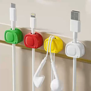 Penyusun Kabel Desktop Cable Organizer (1set 12 pcs）桌面理线器