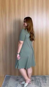 MUJI MIDI NURSING / BREASTFEEDING / MATERNITY DRESS || COMFY MOMMY