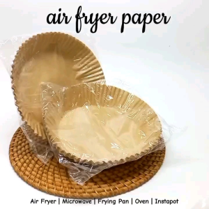 (50 pcs) Kertas Air Fryer Bulat Sekali Pakai Anti Lengket AFP
