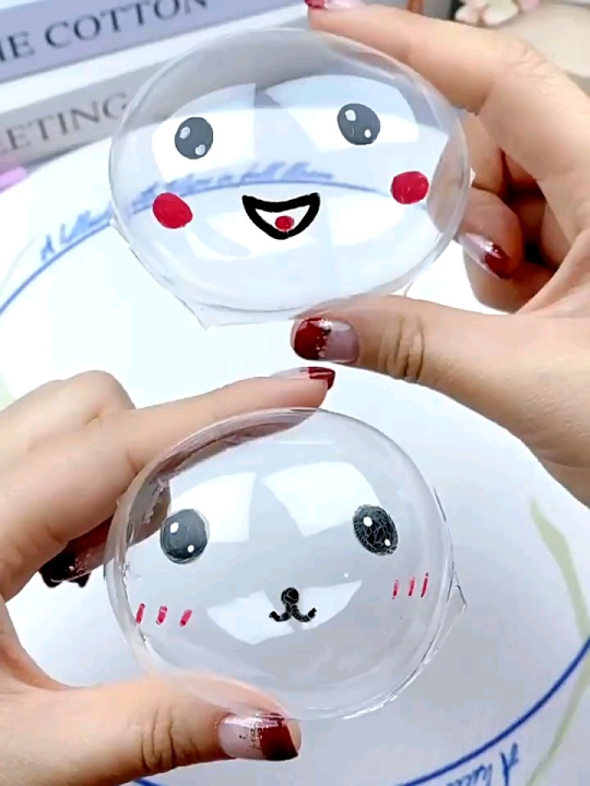 Bộ đồ chơi DIY size lớn làm bong bóng diệu kỳ, squishy, móc khóa  từ băng keo nano trong suốt