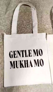 GENTLE WOMAN GAGALET WOMAN ToteBags Vinyl Print by Bukod Tangi PH