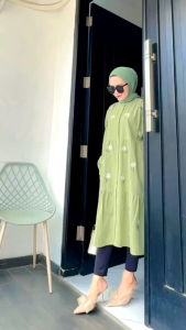 Long Tunik Bordir Daisy