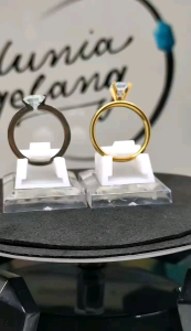 CINCIN WANITA MATA 1 SIMPEL PEHIASAN WANITA LAPISAN 18K