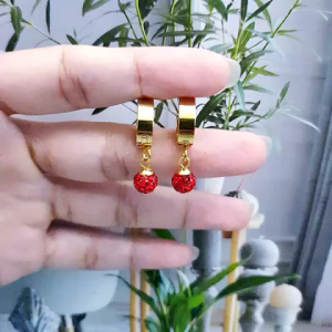 Anting Titanium Bola Merah 2681905