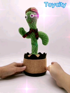 THE DANCING SINGING TALKING MUSICAL RUNNING SOFT CACTUS TOY FOR BABY TODDLER AND KIDS BOYS GIRLS FAMILY NEW UPGRADE