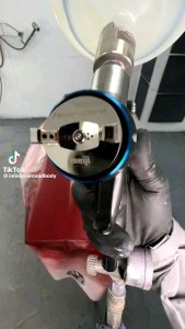 Súng phun sơn Meiji Finer core 13 béc phun 1.3mm hàng cao cấp Nhật Bản chuyên màu và bóng