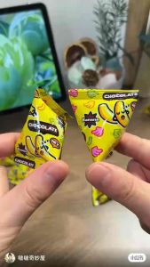 Túi 300g Kẹo Socola Giòn Quả Chuối Ít ĐườngNgọt Ngào Thơm Ngon