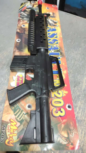 Kid-Friendly 62.5cm Fake Plastic Toy Gun – Safe and Fun Playtime"