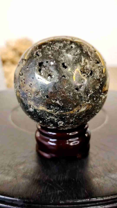 Natural Collection Peru Gold Pyrite Crystal Ball Ornament GBE03 #Crystal #Crystalball #Pyrite #Naturalcrystal #homedecor #Lifestyle #Pyriteball