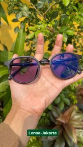 kacamata photocromic frame vintage 216- bisa berubah warna otomatis minus lensa photocromic LENSA JAKARTA