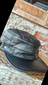 TOPI KULIT KOMANDO PRIA DEWASA DENGAN MODEL KOMANDO RING KULIT DOMBA