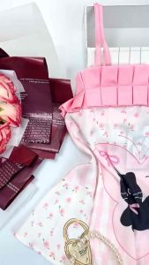 Đồ Ngủ Nữ Áo 2 Dây HEUN YOUNG Đồ Bộ Nữ Mặc Nhà Lụa Latin Thiết Kế In Quần Bèo Nơ Freesize 63kg SJ04 Women Top Umi