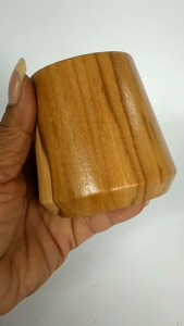 mug cangkir Gelas Minuman Model Melia dari Kayu Jati